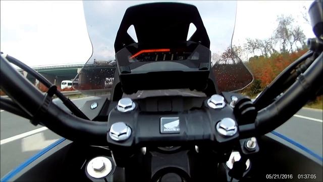 Honda NC750X High Side Save | Rainy Day | Turkey смотреть онлайн