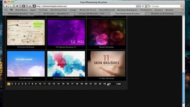 Top 5 Places to get Photoshop Brushes смотреть онлайн