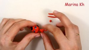 Как слепить Тикки - талисман Леди Баг своими руками / LadyBug - polymer clay tutorial