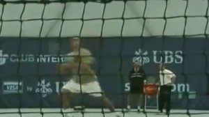 Роджер Федерер на тренировке урок теннис офп