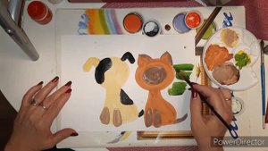 Урок рисования для малышей.