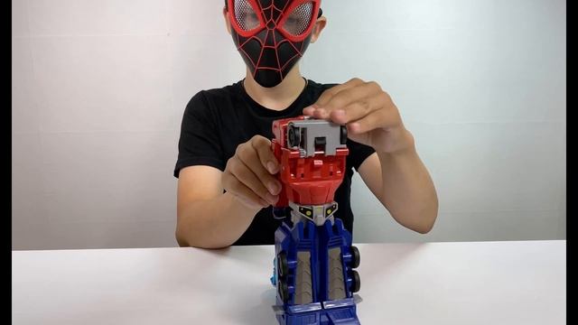 Обзор Transformers!Трансформер кибервселенная Оптимус Прайм!Cyber  Optimus Prime!Hasbro!Автоботы
