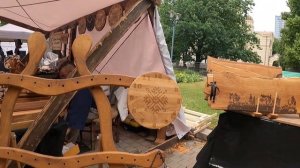 ??РИГА, ЛАТВИЯ - Ярмарка рукодельцев в парке Эспланада / 1 часть /  04.07.2023