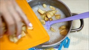 Ячневая каша с яблоком - видео рецепт