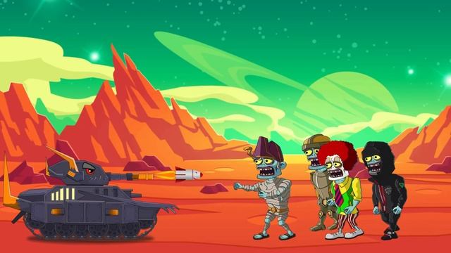Tank vs Zombies | TANK & ZOMBIE ANIMATION смотреть онлайн