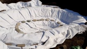 Прудик с водопадом и альпийской горкой. Своими руками