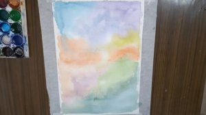 рисованием по сырому// рисование с детьми