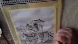 Как рисовать архитектуру. Городской пейзаж. Как рисовать линером