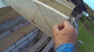 8. Строительство шатровой четырехскатной крыши
