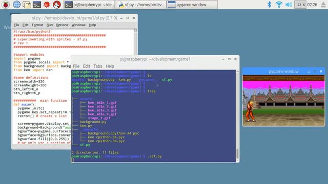 Working with Sprites: Building Street Fighter with the Pi смотреть онлайн