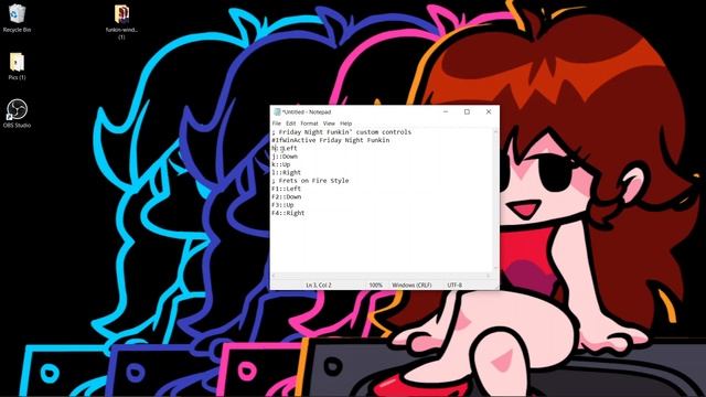 How to Change Your Keybinds in Friday Night Funkin' Using AutoHotKey смотреть онлайн