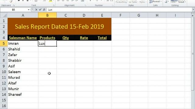 Exercise 8  Excel Practice Book  How To Make Sales Report In Ms Excel