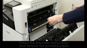 Как устранить замятие бумаги на CANON  imageRUNNER C3025i.