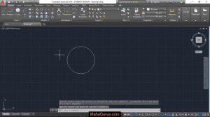 How to Make Circle Using Two Points in AutoCAD- Two Points Circle Autocad Tutorial