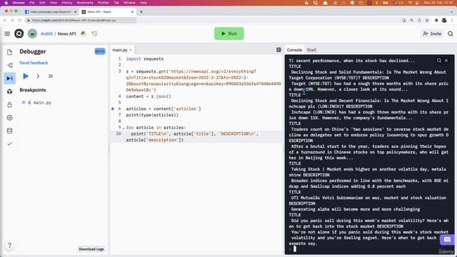 Getting News from the Open News API | Automate Everything with Python