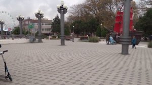 погода в Анапе сегодня 3 ноября 2021  Анапа Верхняя набережная сегодня перед дождем