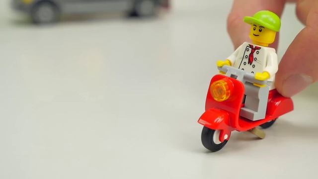 Лего Сити Пожарная Часть 60110 и Пожарный Даник. Тушим Фургон Пиццерию 60150. Lego City Fire Statio