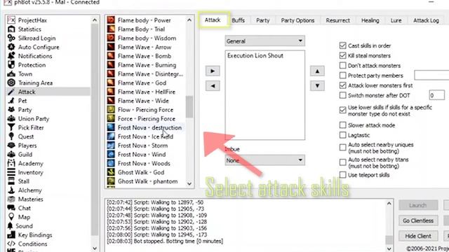 Silkroad Online How to configure PHBot