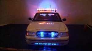 2001 US Border Patrol Ford Crown Victoria police car with working lights