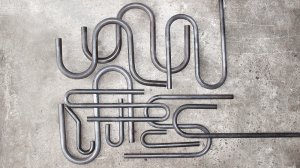 Трубогиб для стальных труб, Гибка труб на 180 градусов на полуавтоматическом трубогибе с ЧПУ MASTER