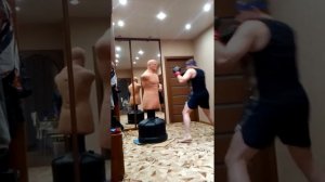 Отработка ударов на "Германе"