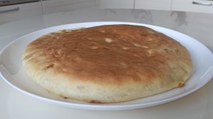 Осетинский пирог с сыром и картофелем! Тесто тонкое! Начинка вкусная!