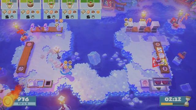 Overcooked! 2 - Kevin's Christmas Cracker 1-2 (4 Stars) смотреть онлайн