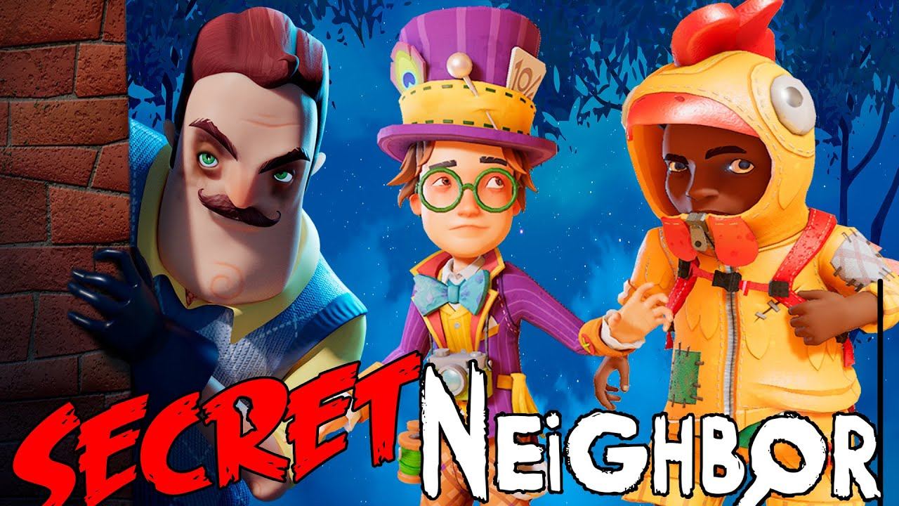 Новый сосед. Secret Neighbor летние обновления. Привет сосед 2 секрет. Secret Neighbor. Secret Neighbor Trinity and Enzo.