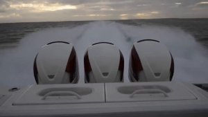 HydraSports Custom 42SF withTriple Seven Marine 557s