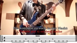 Rammstein - Mein Herz Brennt (Bass Cover) + Tabs