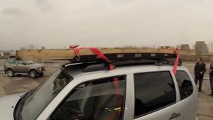 Испытания багажной корзины производства "ПТ Групп".