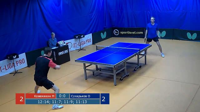 Настольный теннис. Лига Про. Турнир 10 июня 2018г. Муж. Рейтинг 600-700 смотреть онлайн