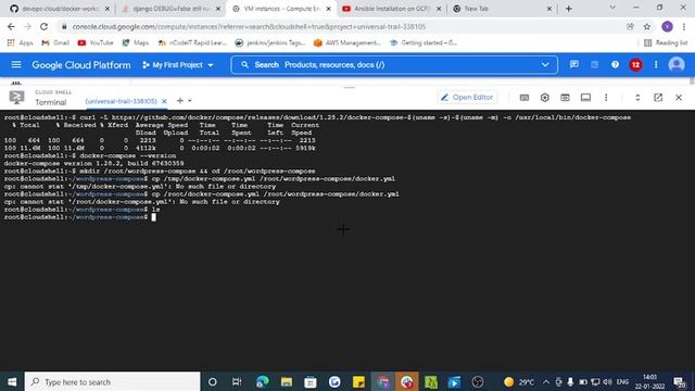 NCD1221H013 Docker continer using yaml files 2022 01 22 смотреть онлайн