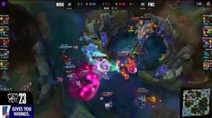 FNC vs WBG Highlights Game 2 R5 Worlds Main Event 2023 Fnatic vs Weibo Gaming by Onivia