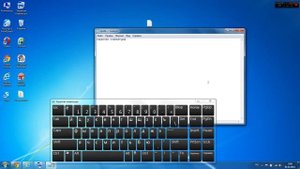 Виртуальная клавиатура windows 7
