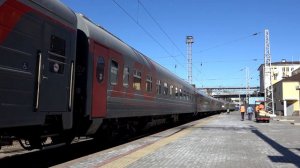 Электровоз ЭП1М-455 с поездом №144 Москва — Кисловодск