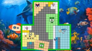 Numberblocks Puzzle Tetris 300 ASMR UNDERSEA Fanmade Animation