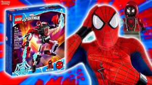 LEGO РОБОТ ЧЕЛОВЕК-ПАУК МАЙЛЗ МОРАЛЕС! СБОРКА ЛЕГО МАРВЕЛ SPIDER-MAN НА СПАСАТЕЛИ ИГРУШЕК!