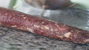 Колбаса из оленины