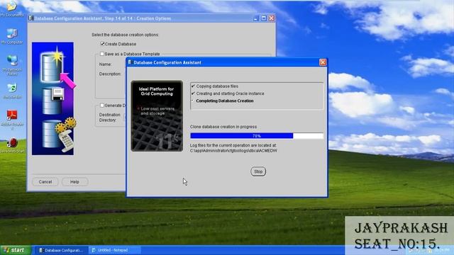 Create new database (name: ACMEDW), unlock OWBSYS use and apply password-123456 in Oracle 11g смотреть онлайн