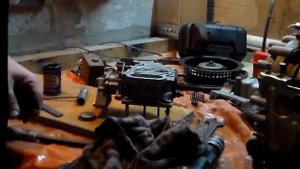 Двигатель мотоблока Зубр НТ 105 178F головка замена клапанов