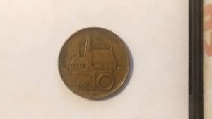 Обзор. 10 крон Чехия, 1996 ( 10 crone Ceska 1996)