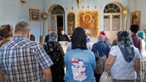 Пение монахов, Тихвинского монастыря.