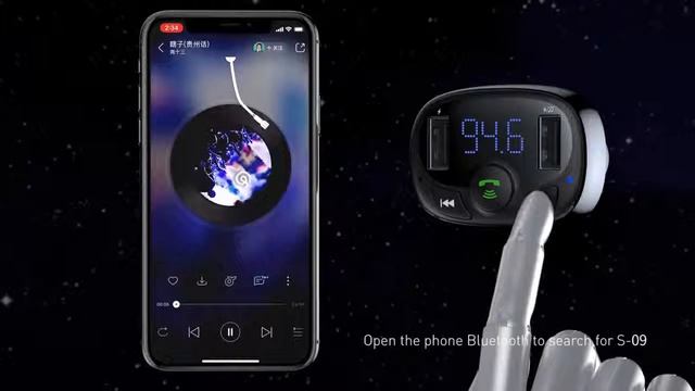 автомобиля Зарядное устройство для iPhone мобильный телефон громкой связи FM передатчик Bluetooth смотреть онлайн
