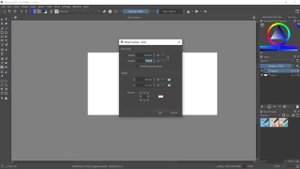 Krita How To Resize Canvas Size Tutorial