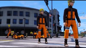 TEAM SPIDER-MAN VS NARUTO ARMY - EPIC BATTLE