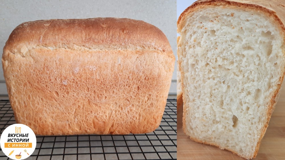 ПШЕНИЧНЫЙ ХЛЕБ КИРПИЧИК рецепт без замеса теста / формовой пшеничный хлеб в духовке / домашний хлеб