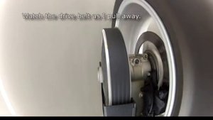 BMW F800ST drive belt tracking