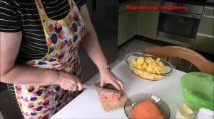 Обед из духовки. Маринкины творинки. Всем МИРА и Добра!