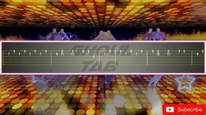 Caramella Girls - Caramelldansen (Guitar Tab 譜 Tutorial)